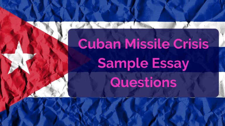 Cuban Missile Crisis: 4 SEQ Samples